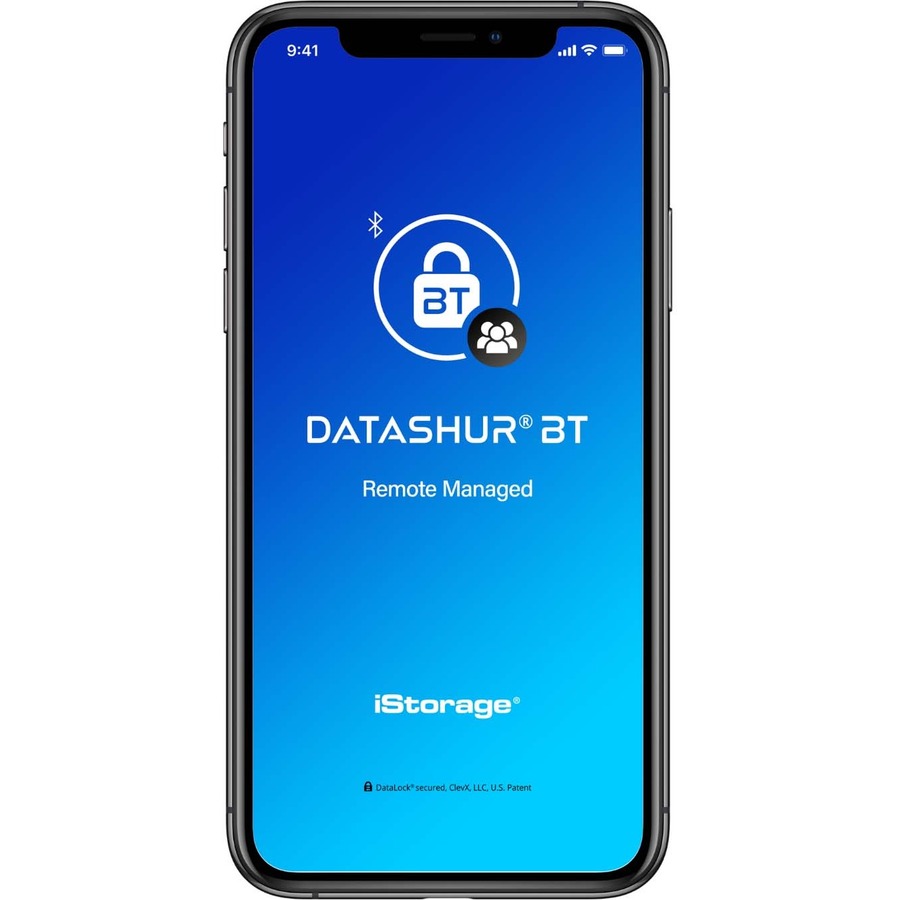 iStorage datAshur BT 64 GB | Encrypted Secure Flash Drive | Unlock using your smartphone via bluetooth | Remote Management Ready. IS-FL-DBT-256-64