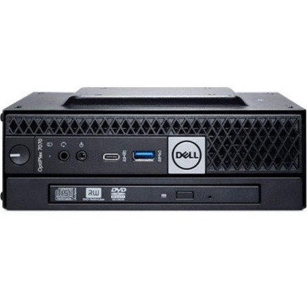 Dell OptiPlex 7000 7080 Desktop Computer - Intel Core i7 10th Gen i7-10700 Octa-core (8 Core) 2.90 GHz - 16 GB RAM DDR4 SDRAM - 256 GB SSD - Micro PC - Black