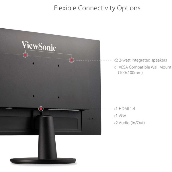 Viewsonic 27" Display, MVA Panel, 1920 x 1080 5 ms 75 Hz Monitor