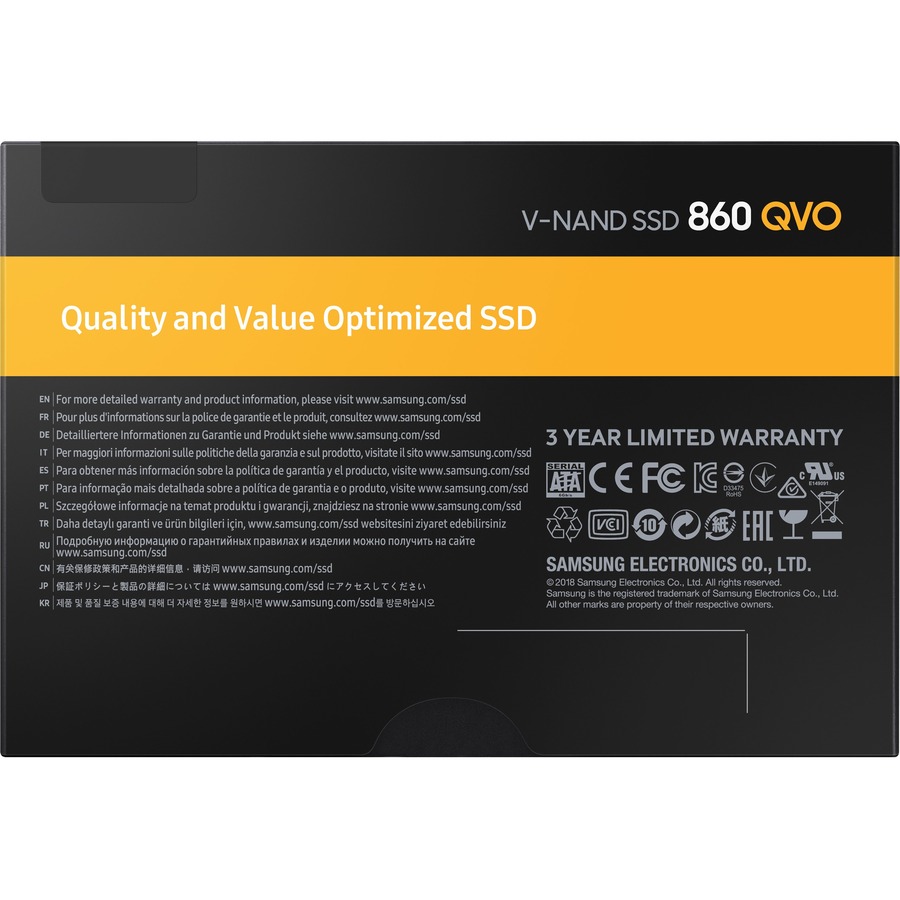 Samsung 860 QVO 1 TB 2.5-inch SATA internal SSD for desktop storage upgrades — alternate view 8
