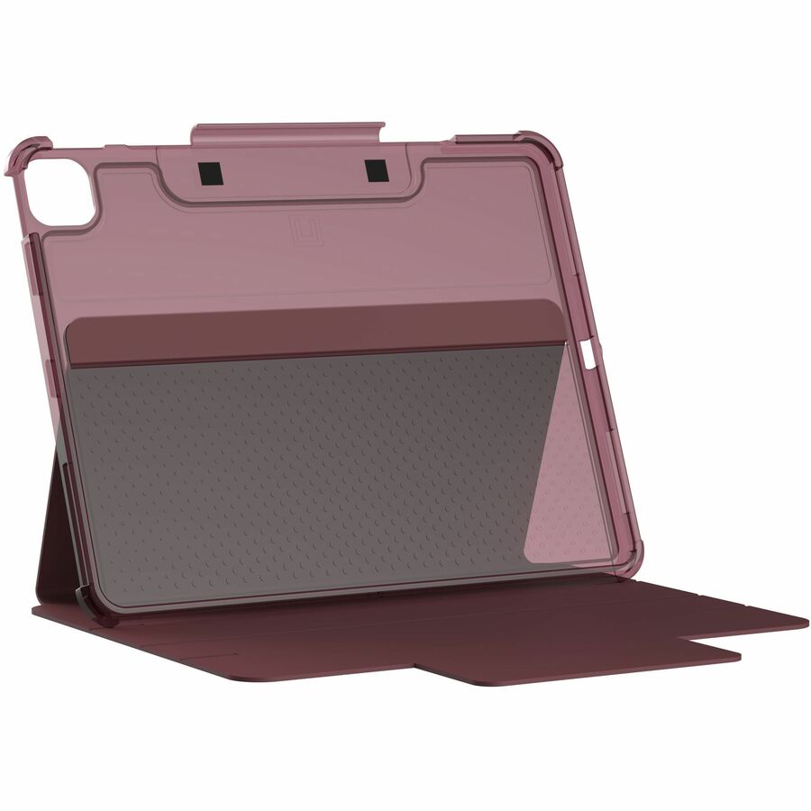 Urban Armor Gear Lucent Carrying Case (Folio) for 12.9" Apple iPad Pro (5th Generation), iPad Pro (4th Generation) Tablet, Stylus - Aubergine, Dusty Rose