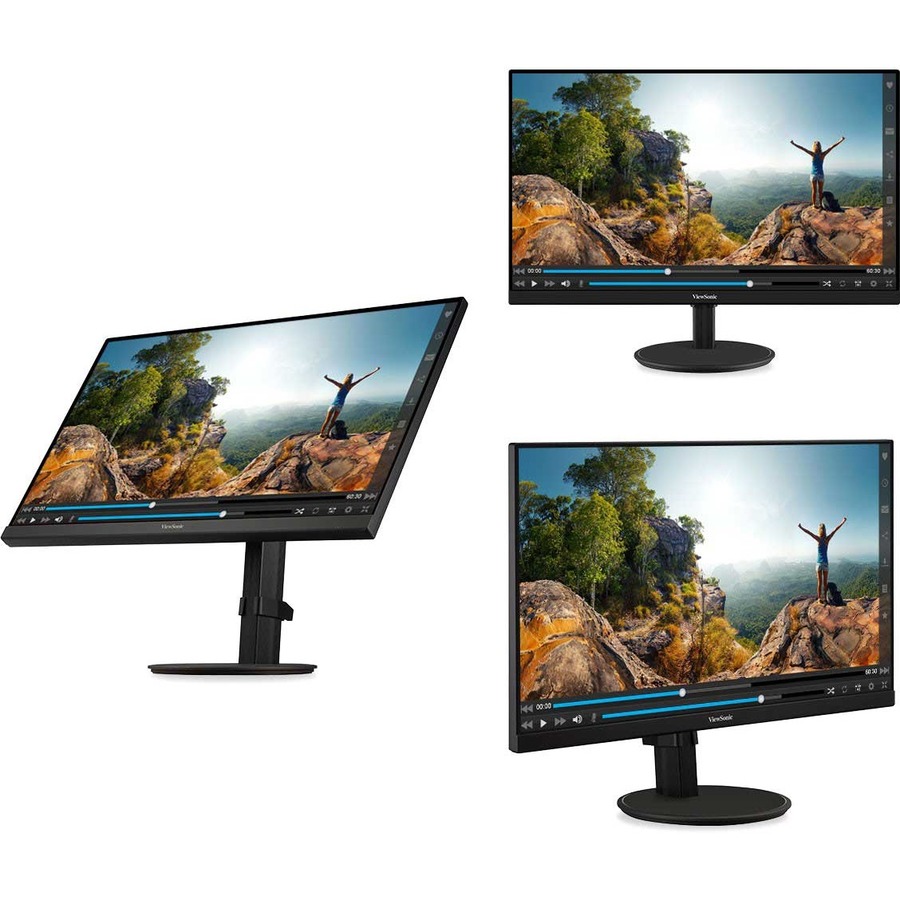 ViewSonic VA2747-MHJ 27 Inch Full HD 1080p Monitor with Advanced Ergonomics, Ultra-Thin Bezel, AMD FreeSync, 75 Hz, Eye Care, HDMI, VGA Inputs for Home and Office