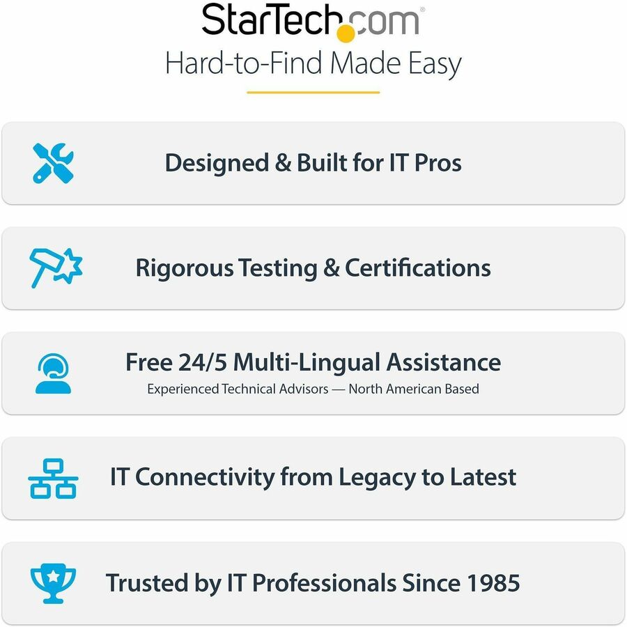 StarTech 6ft/2m HDMI 2.1 Cable, Certified Ultra High Speed HDMI Cable 48Gbps, 8K 60Hz/4K 120Hz HDR10+, 8K HDMI Cable, Monitor/Display