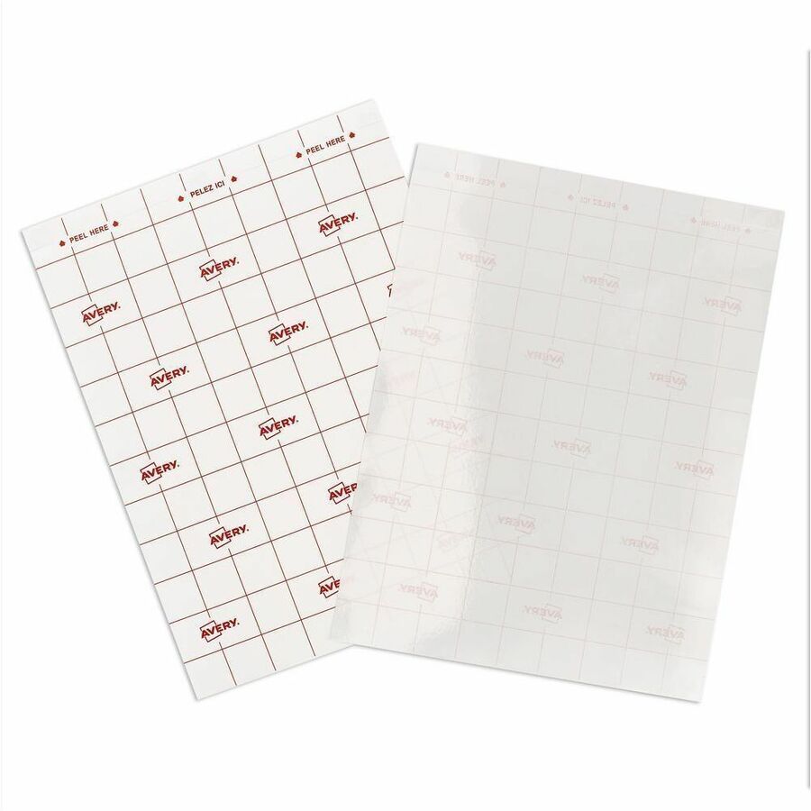 Feuilles à plastifier autocollantes 9" x 12" , paquet de 10