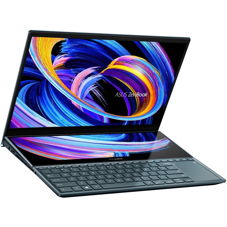 Asus ZenBook Pro Duo 15 UX582 UX582HS-XH99T 15.6" Touchscreen Notebook - 4K UHD - Intel Core i9 11th Gen i9-11900H - 32 GB - 1 TB SSD - Celestial Blue