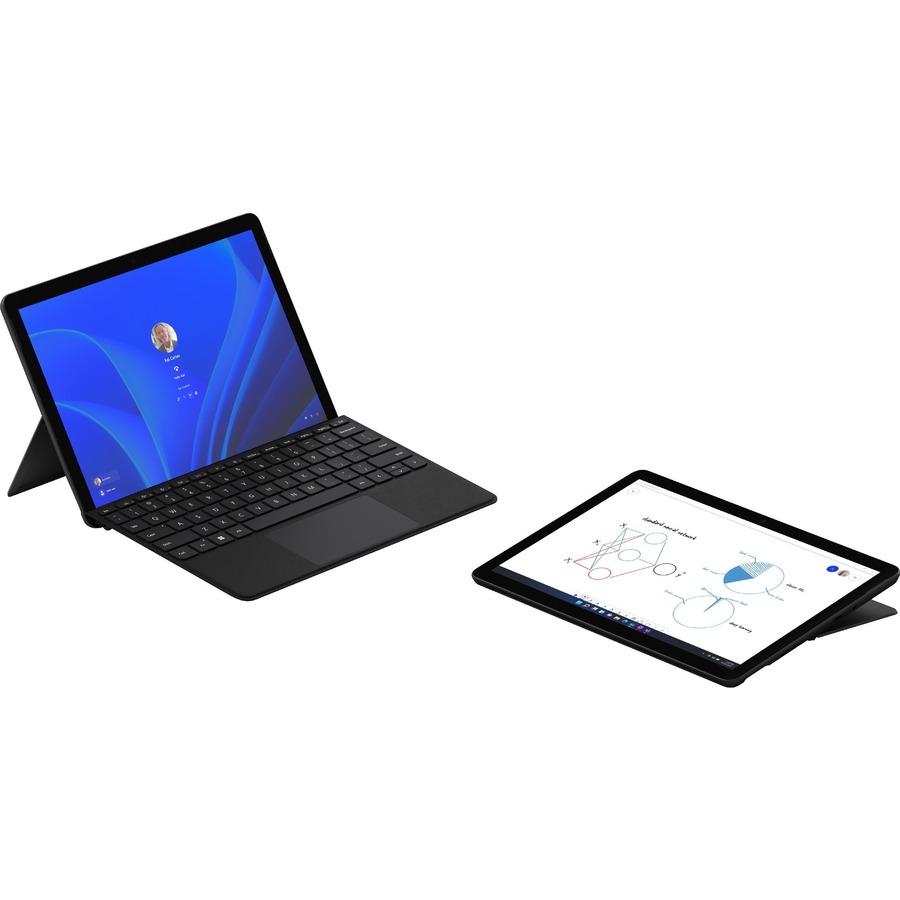 Microsoft Surface Go 3 Tablet - 10.5" - Core i3 10th Gen i3-10100Y Dual-core (2 Core) 1.30 GHz - 8 GB RAM - 256 GB SSD - Windows 10 - Black - TAA Compliant