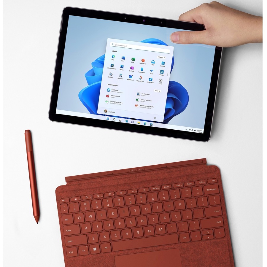 Microsoft Surface Go 3 Tablet - 26.7 cm 10.5inch - Core i3 10th Gen  i3-10100Y Dual-core 2 Core 1.30 GHz - 8 GB RAM - 256 GB SSD - Windows 11  Pro - 4G - Platinum - m - 8VJ-00002 | Novatech