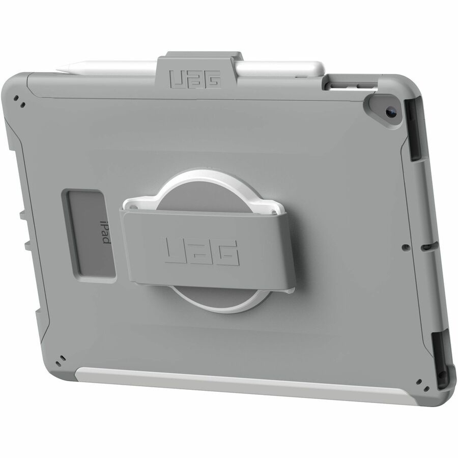 Urban Armor Gear Scout Healthcare Carrying Case for 10.2" Apple iPad (9th Generation), iPad (7th Generation), iPad (8th Generation) Tablet - White, Gray