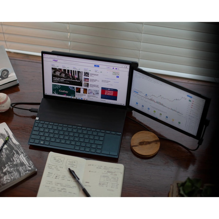 Mobile Pixels DUEX Lite 13" Class Full HD LCD Monitor - 16:9 - Gray