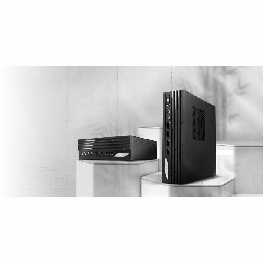 MSI PRO DP21 13M-499US Desktop Computer - Intel Core 13th Gen i7-13700 - 8 GB - 500 GB SSD - Small Form Factor - Black - W11 - 1Y Warranty