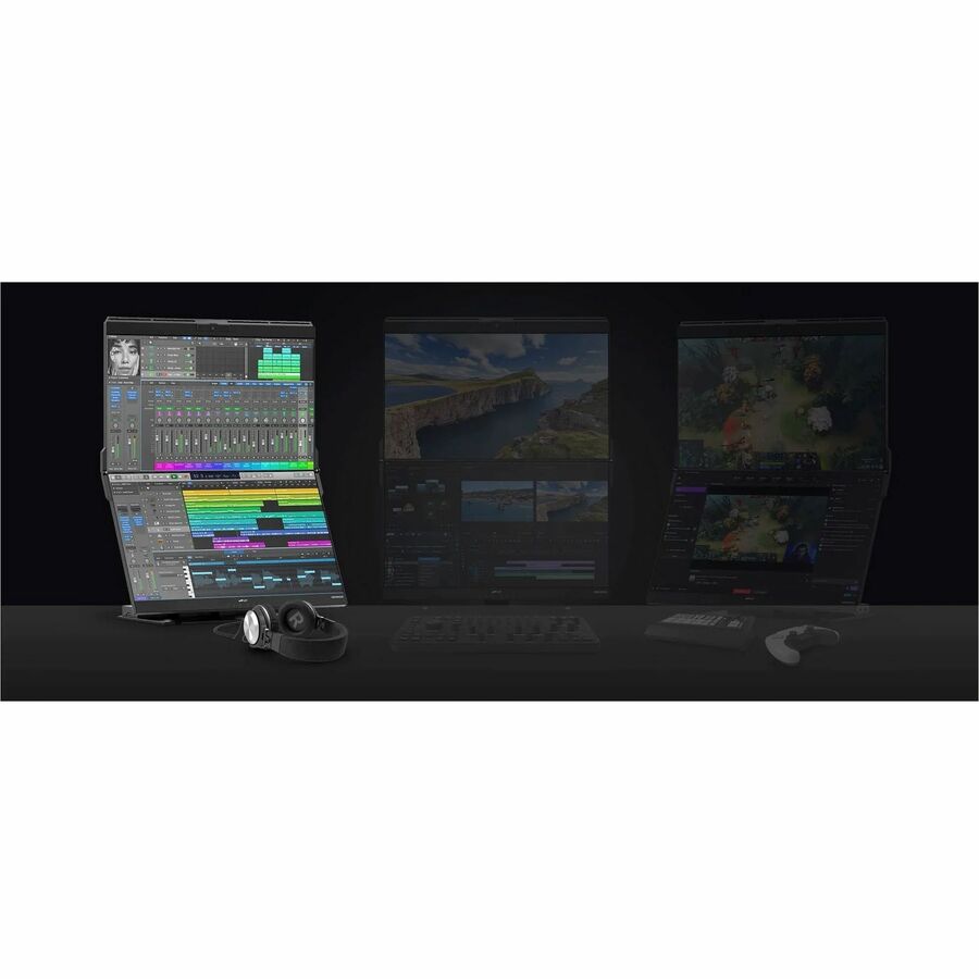 Mobile Pixels Geminos T 24" Dual-Stacked 1080p Monitors with Multi-Touch and Webcam