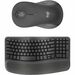 LOGITECH Wave Keys MK670 Keyboard & Mouse - USB Wireless Bluetooth Keyboard - English (US) - USB Wireless Bluetooth Mouse - Optical - 4000 dpi - 3 Button - Scroll Wheel - AA, AAA - Compatible with Computer, Tablet, Smartphone for PC, Mac