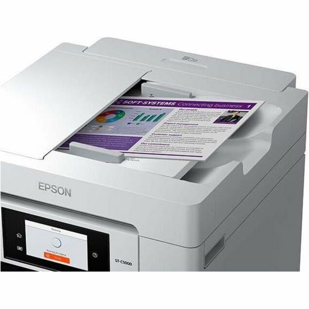 Epson WorkForce ST-C5000 Wireless Inkjet Multifunction Printer - Color