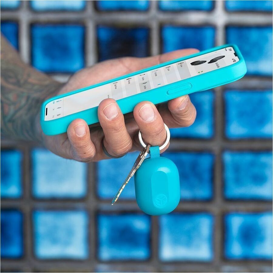 JLab JBuds Mini true wireless earbuds in Aqua, compact in-ear Bluetooth earbuds — alternate view 8