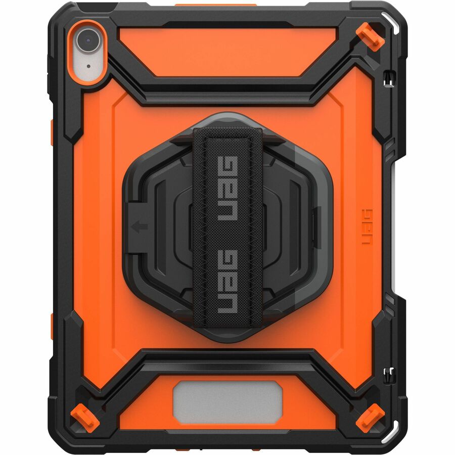 Urban Armor Gear Plasma Rugged Carrying Case for 10.9" Apple iPad (10th Generation) iPad - Black/Orange