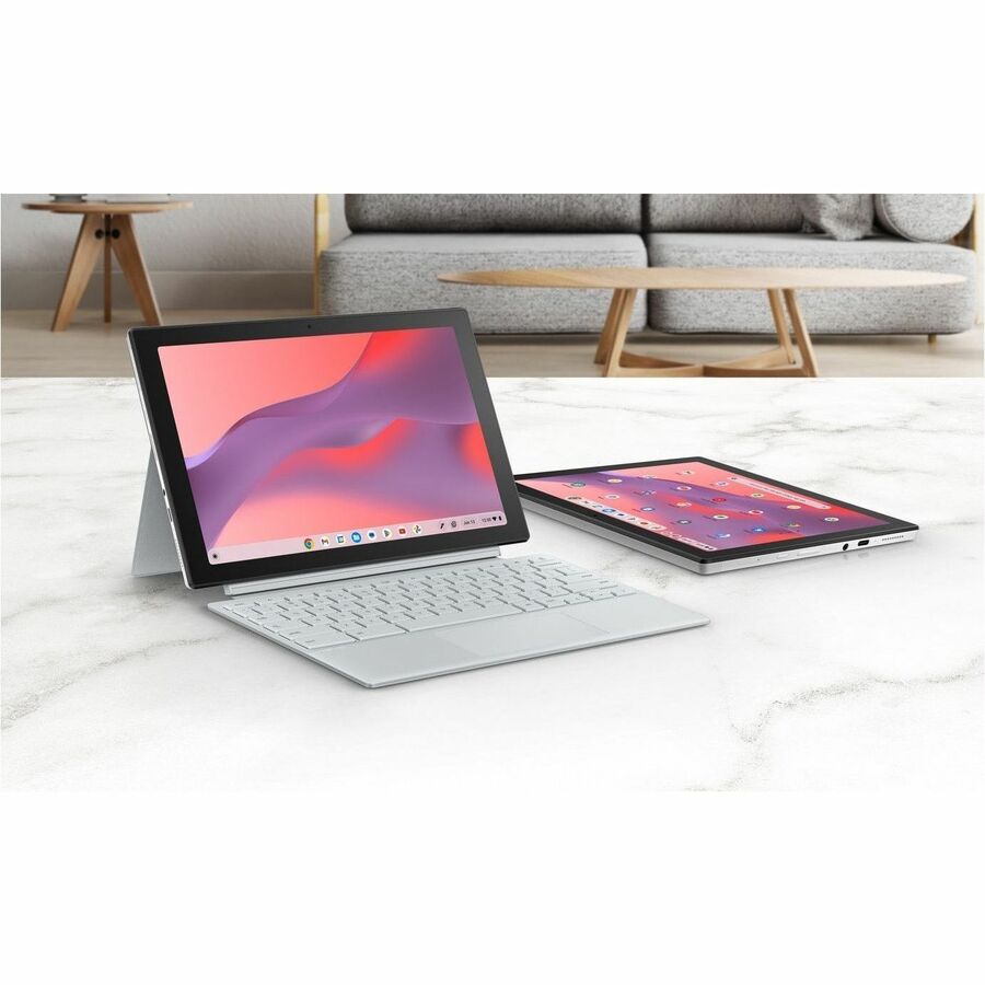 ASUS Chromebook Detachable in silver with 10.5-inch touch display — alternate view 8