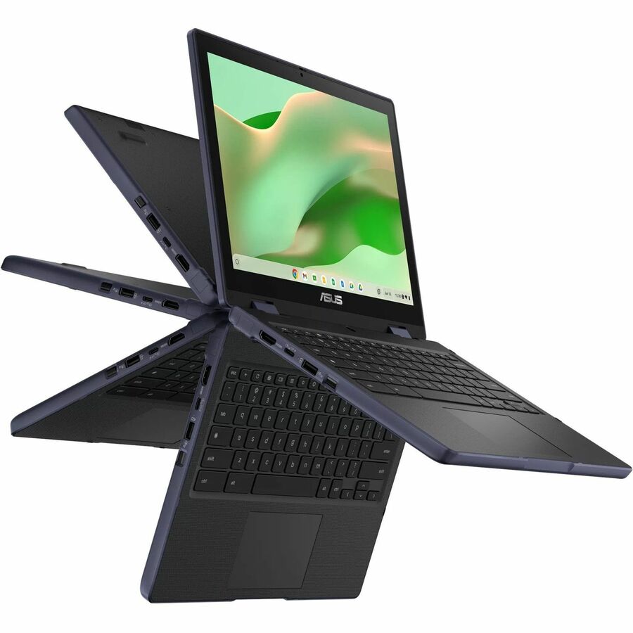 ASUS Chromebook CZ1204FM2A-YZ84T in grey with 12.2-inch WUXGA touchscreen — alternate view 8
