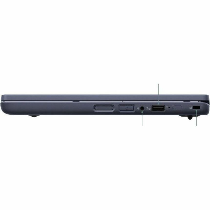Grey ASUS Chromebook with 12.2-inch WUXGA touchscreen display — alternate view 8
