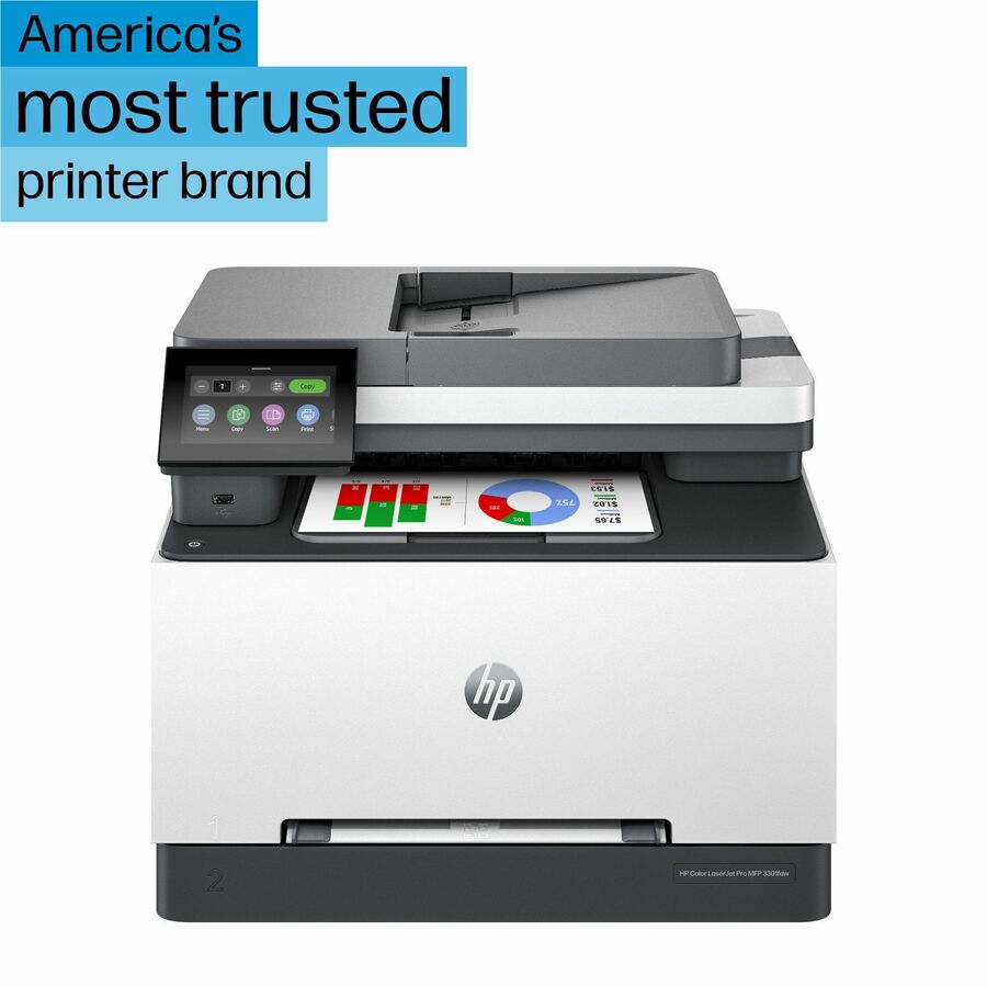 HP LaserJet Pro 3301fdw Wired & Wireless Laser Multifunction Printer - Color