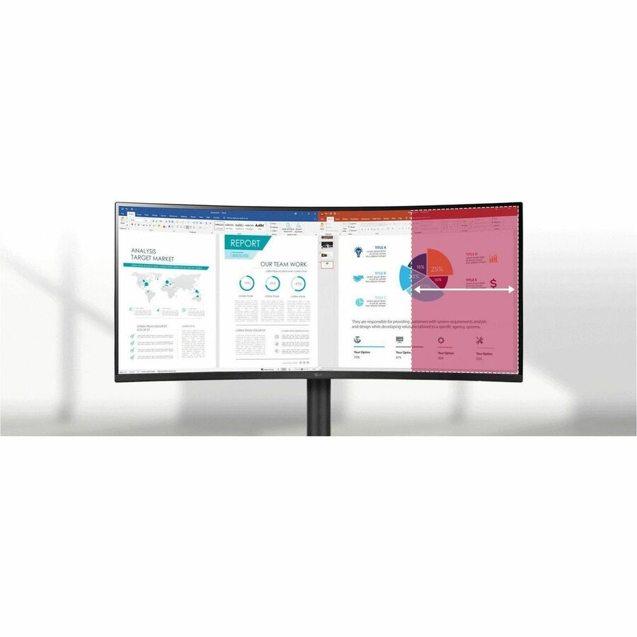LG UltraWide 34CR65 34CR651N-6P All-in-One Thin Client - 1 Pentium Silver N6005 Quad-core (4 Core) 2 GHz