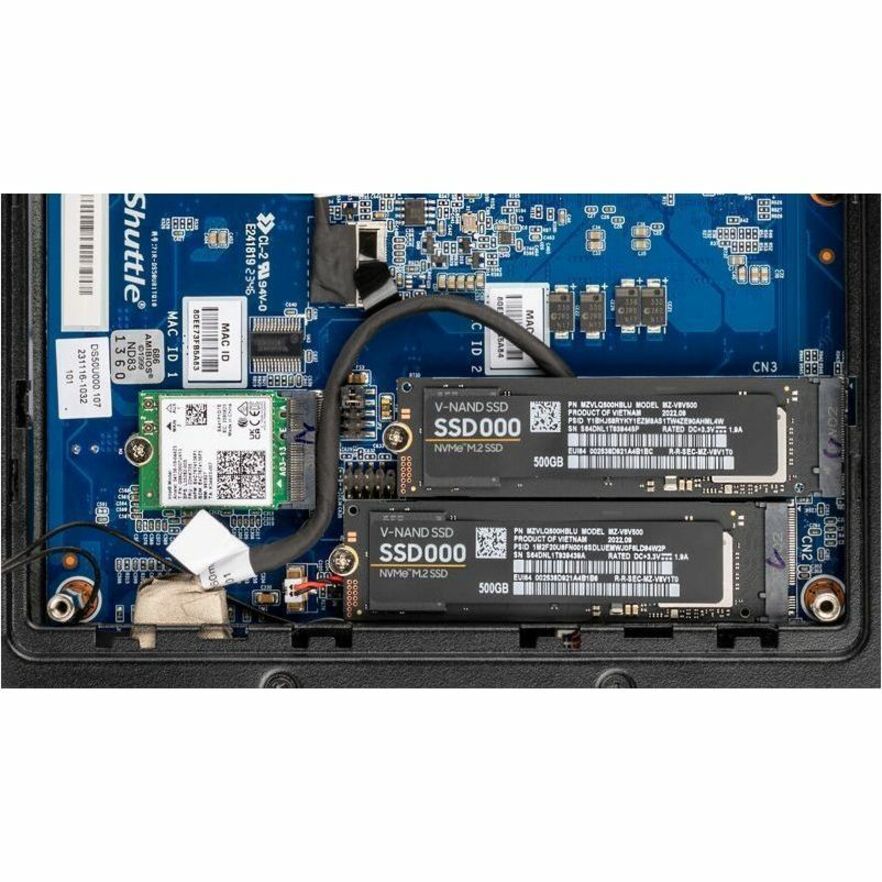 Shuttle XPC slim DS50U5 Barebone System - Slim PC - 1 x Processor Support - 1 Core i5 13th Gen i5-1335U 1.30 GHz Deca-core (10 Core)