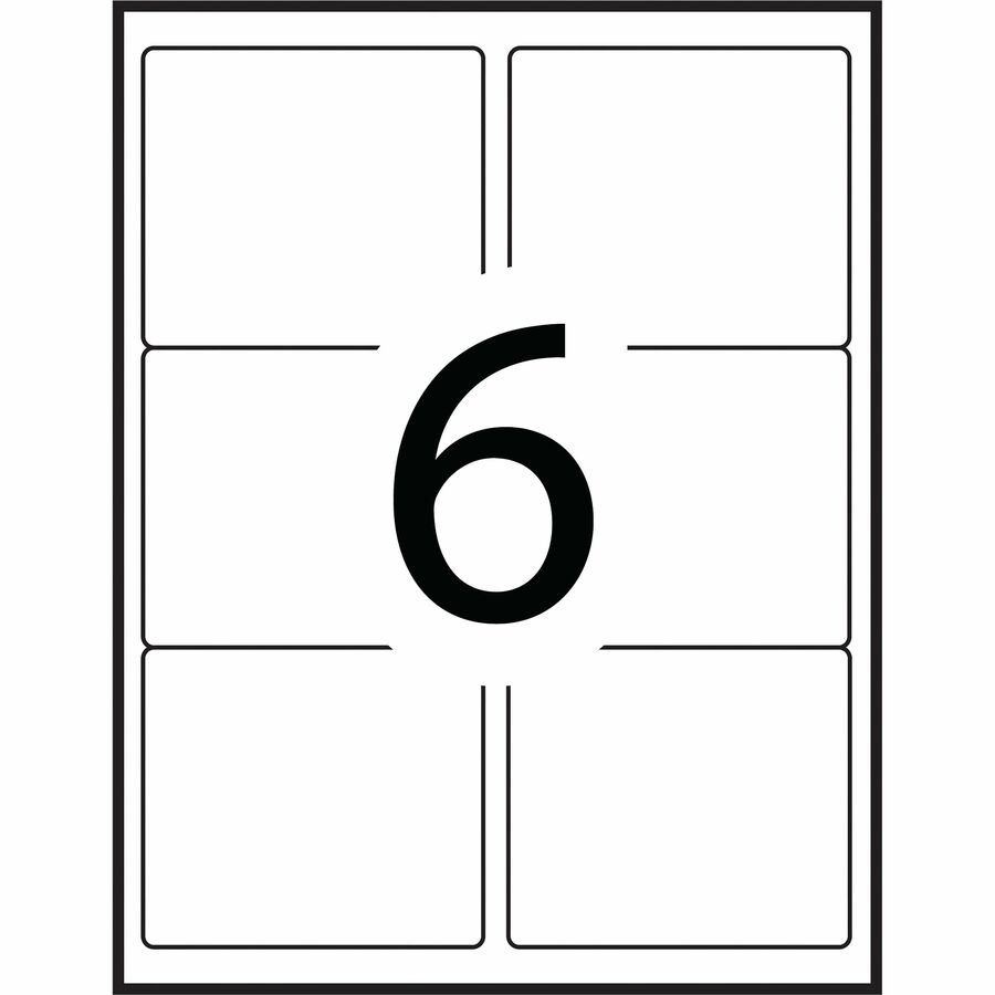 Étiquettes Rectangulaires Imperm&eacute;ables 3-1/3" x 4" , adh&eacute;sif permanent , pour imprimantes laser