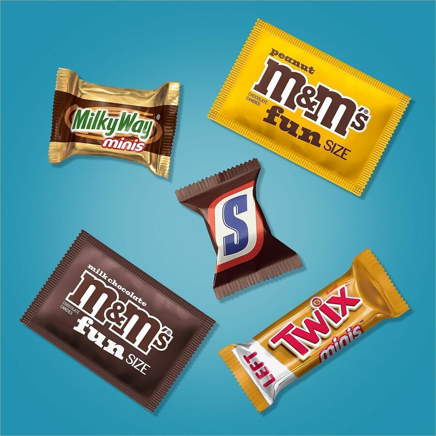 Hershey Chocolate Assortment - Nougat, Caramel, Peanut Butter, Chocolate, Milk Chocolate, Dark Chocolate Mint - 2 / Carton
