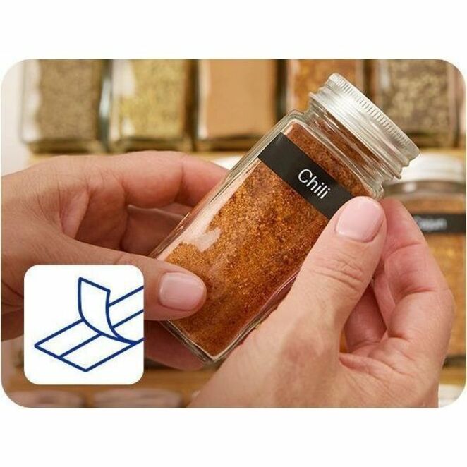 Brother P-touch BTAG-131 Black on Clear Label Tape