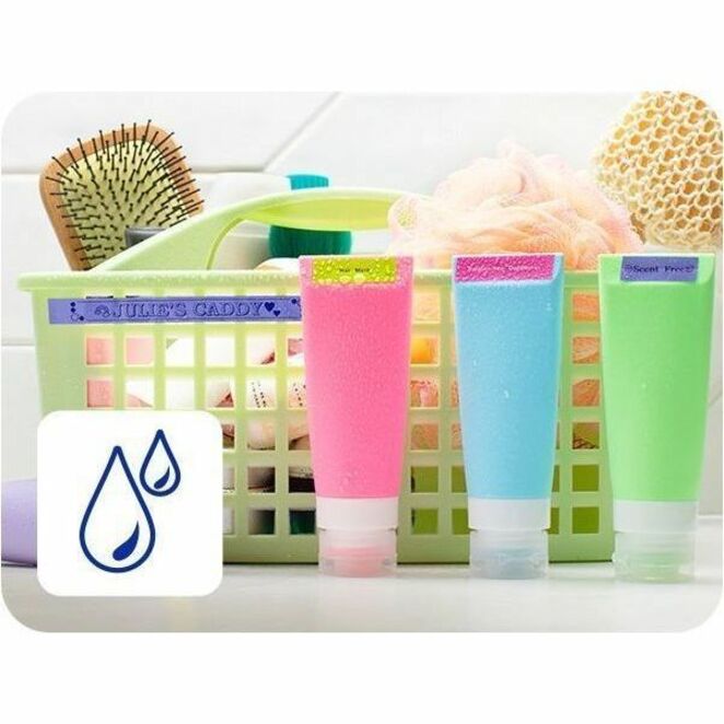 Brother - Ruban d'&eacute;tiquettes BTAG-P35 blanc sur rose pour P-touch