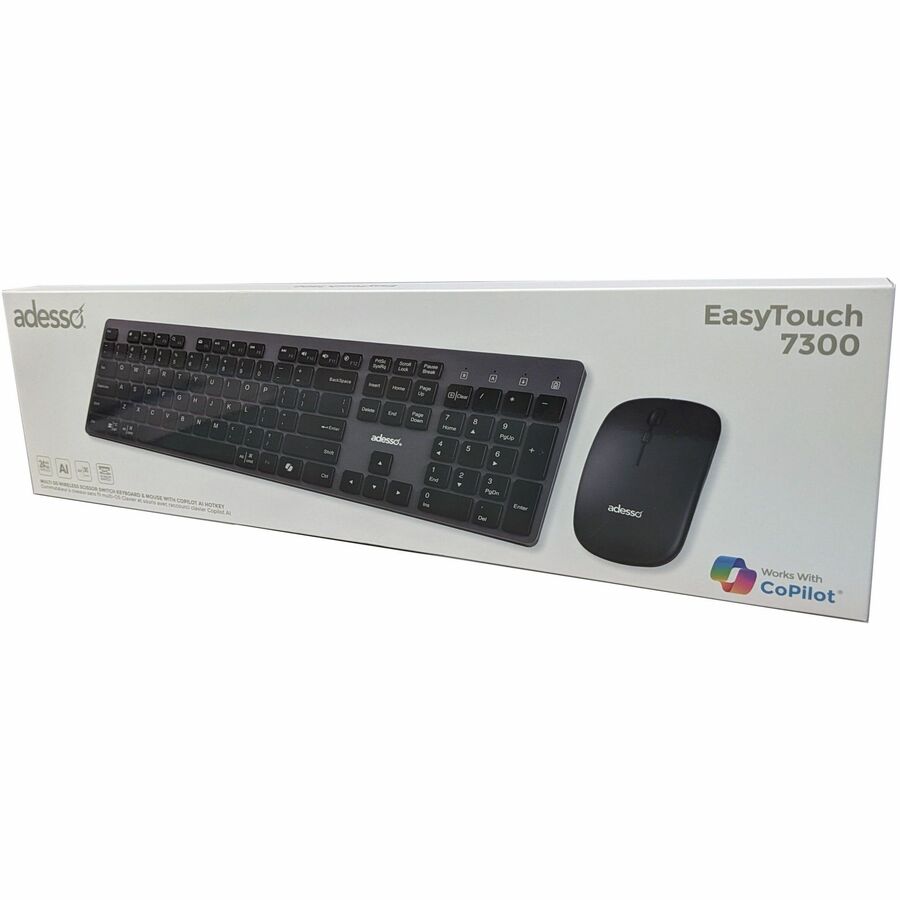 Clavier et souris EasyTouch WKB-7300 - Fran&ccedil;ais (Canada) Adesso