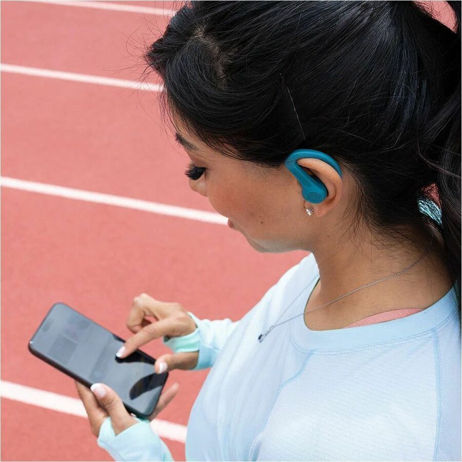 JLab JBuds Sport ANC 4 wireless teal earbuds for sport listening with active noise cancellation — alternate view 8