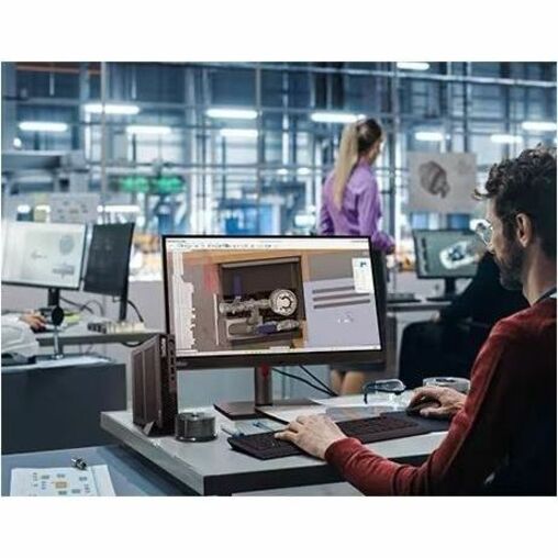 Lenovo - Poste de travail ThinkStation P3 Gen 2 30K5004MUS - 1 x Intel Core Ultra 7 265 - 16 Go - 512 Go SSD - Mini - Noir