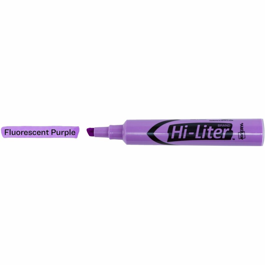 Avery&reg; - HI-LITER&reg; Surligneur mod&egrave;le bureau, violet fluo