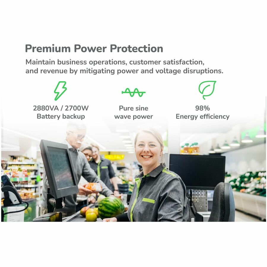 APC Smart-UPS X, Line Interactive, 3kVA, Rack/tower convertible 2U, 100V-127V, 3x 5-15R+3x 5-20R+1x L5-30R NEMA, SmartSlot, Extended runtime