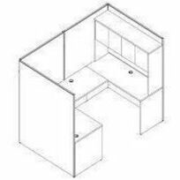 Lorell - Cabinet de fichiers fixes boîte/boîte/fichier de la s&eacute;rie Essentials