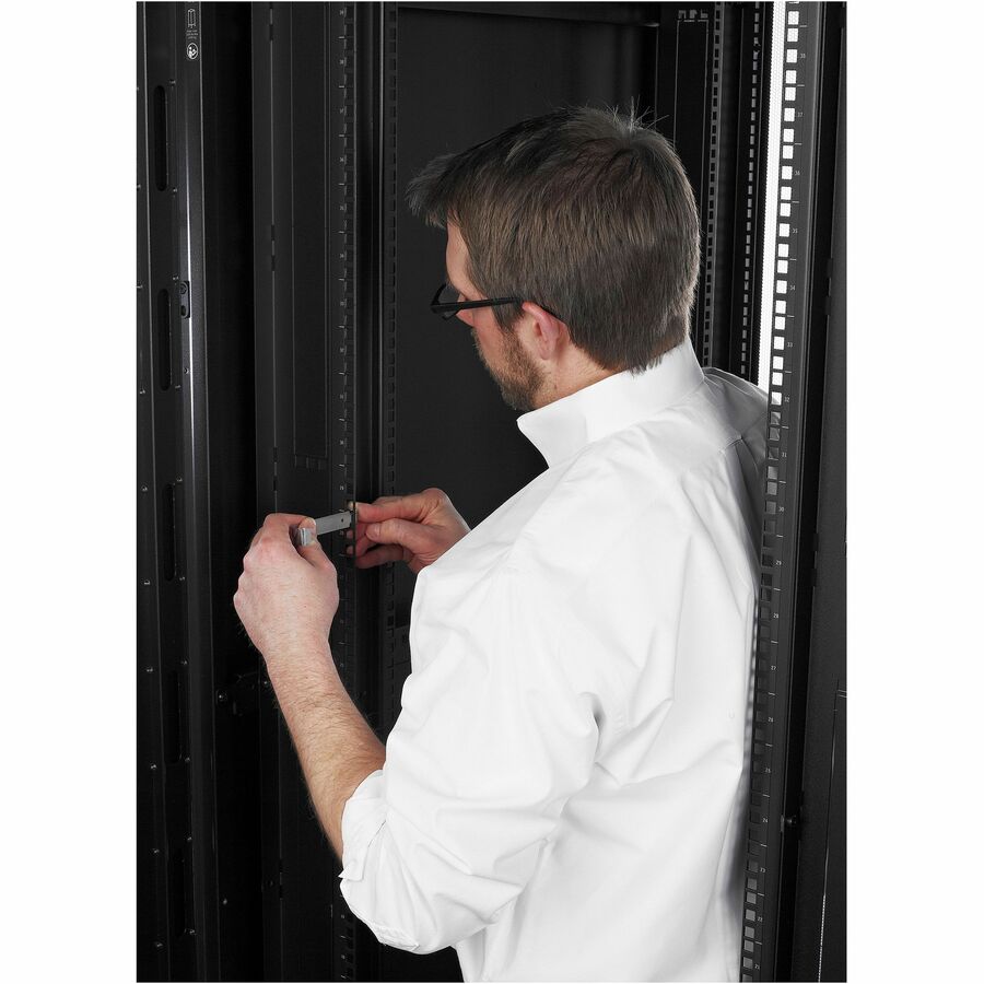 APC NetShelter SV, Server Rack Enclosure, 42U, Black, 2057H x 800W x 1060D mm, with Roof, Castors, Feet, 4 Brackets, Bottom and Side Panels