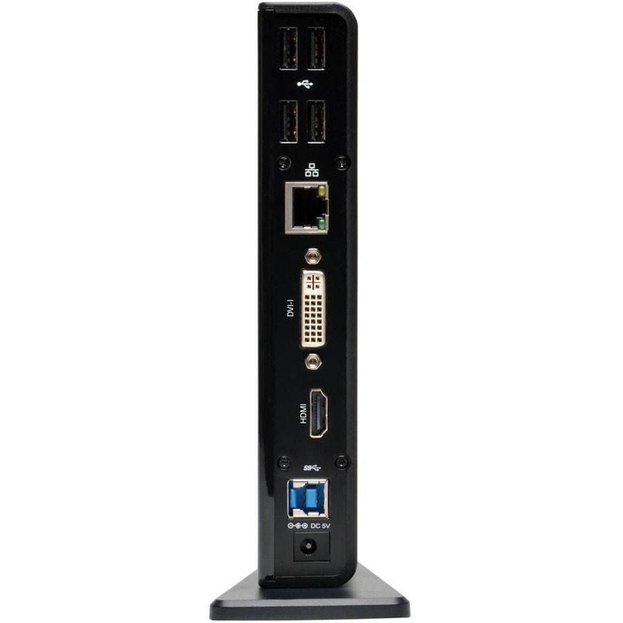 Tripp Lite by Eaton USB 3.0 Laptop Dual Head Dock Station HDMI DVI Video Audio USB RJ45 Ethernet
