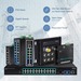 TRENDnet (TI-PG541) 5-Port Hardened Industrial Gigabit PoE+ DIN-Rail Switch - 5 Network, 1 Expansion Slot - Twisted Pair - 2 Layer Supported - Rail-mountable