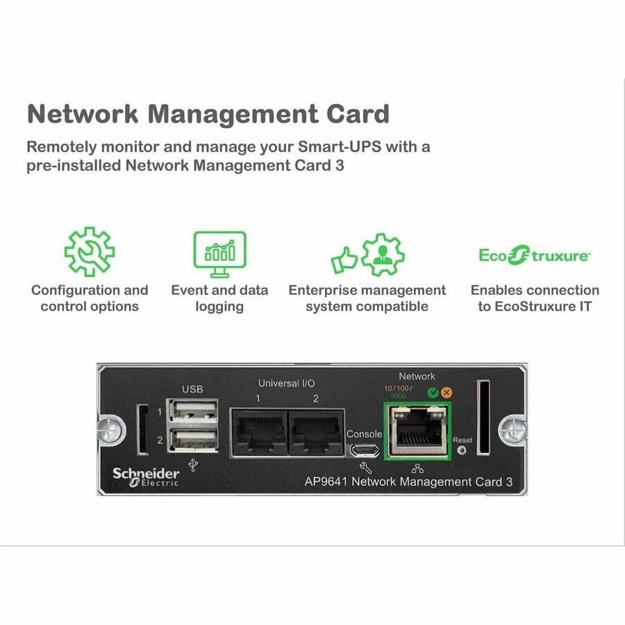 APC Smart-UPS On-Line, 10kVA/10kW, Rackmount 6U, 208V, 4x L6-20R+2x L6-30R NEMA outlets, Network Card+SmartSlot, Extended runtime, W/ rail kit