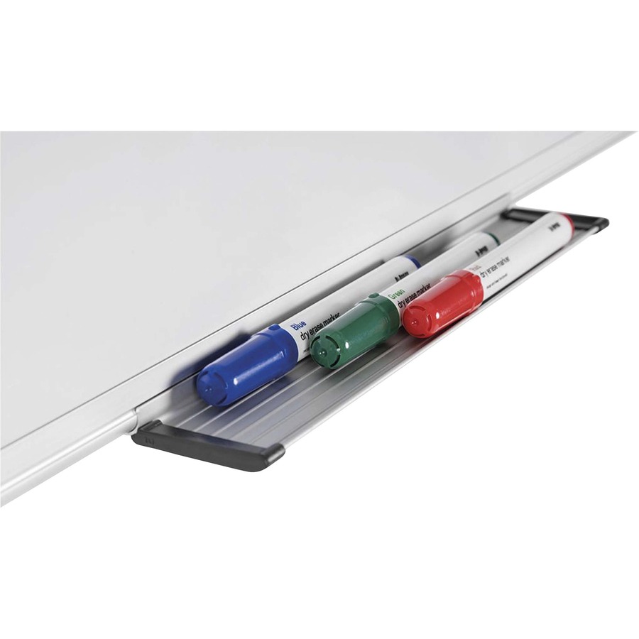 MasterVision QR5203 80in Magnetic Dry Erase Easel Silver