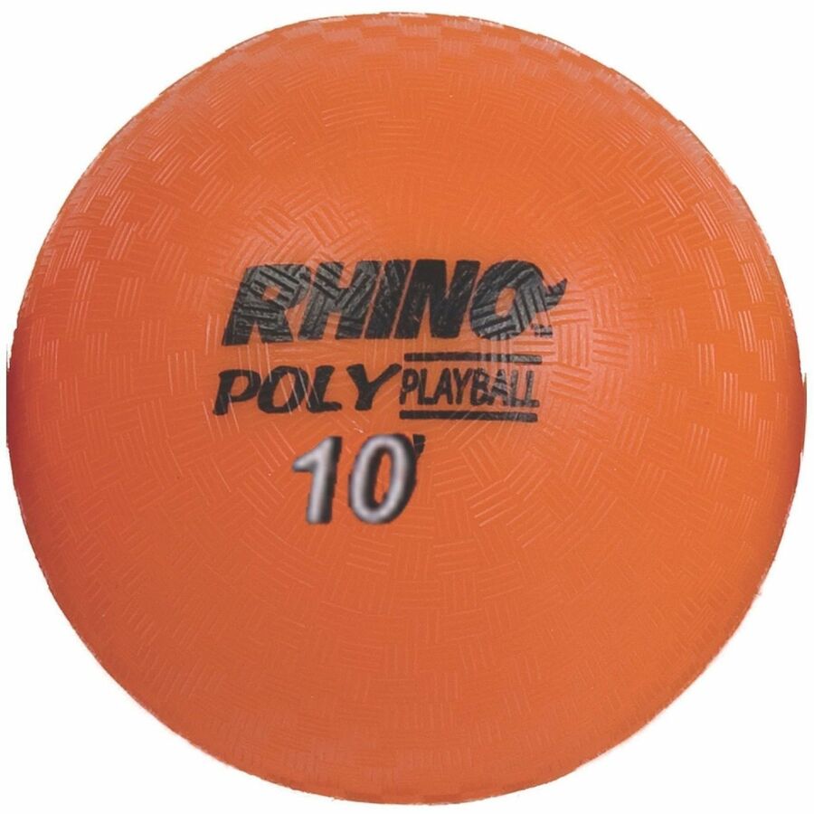 Champion Sports Poly Playground Ball Set - 10" - Red, Orange, Yellow, Green, Blue, Purple - 6 / Set