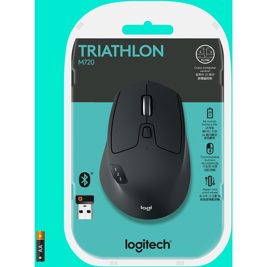 Logitech® M720 Triathlon Mouse Setup Guide - Manuals Clip