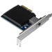 TRENDnet 10 Gigabit PCIe Network Adapter, Converts A PCIe Slot Into A 10G Ethernet Port, Supports 802.1Q Vlan, Includes Standard & Low-Profile Brackets, PCIe 2.0, PCIe 3.0, Silver, TEG-10GECTX - 10 Gigabit PCIe Network(Open Box)