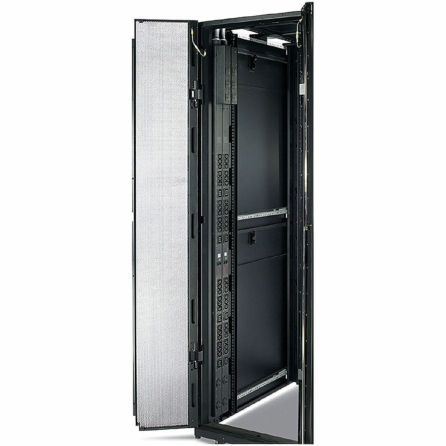 APC NetShelter Metered Rack PDU, 0U, 14.4kW, 208V, 24 C13, 4 C19, 2 NEMA L6-30R outlet, 10 ft cord