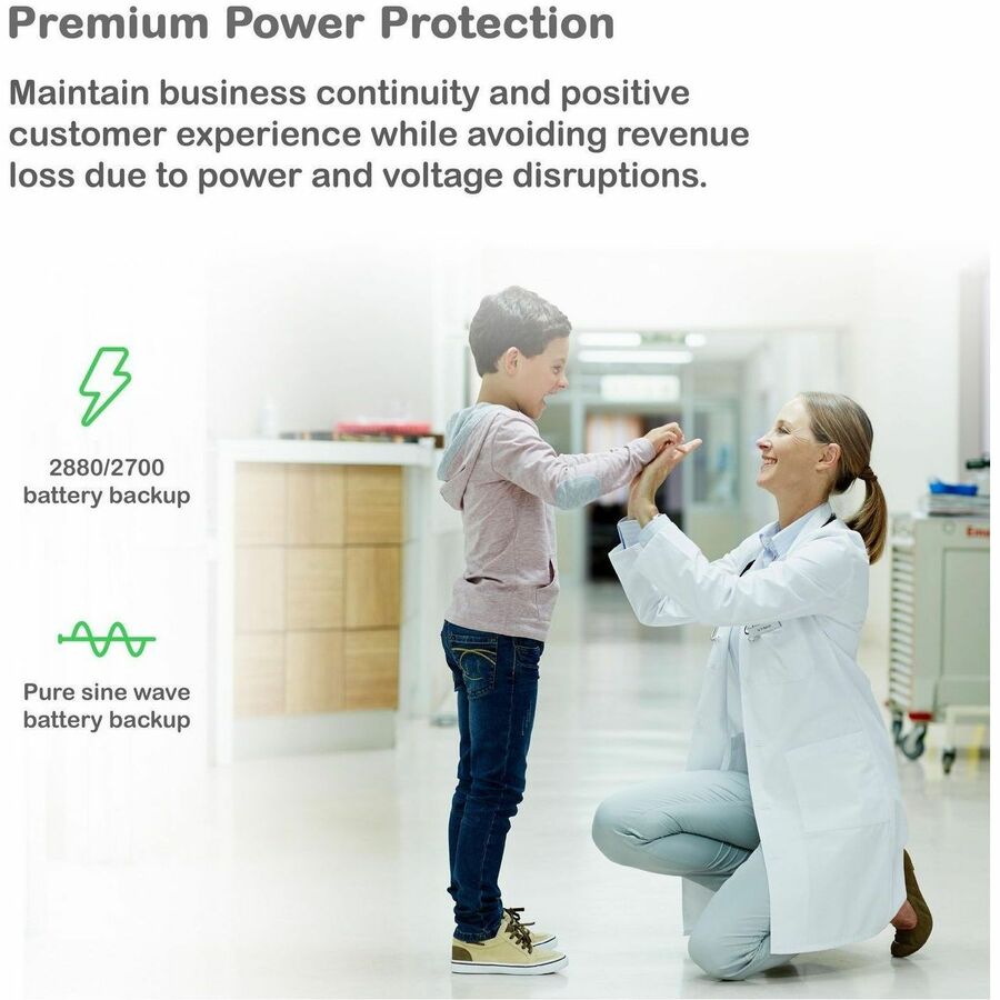 APC Smart-UPS, Line Interactive, 3kVA, Rackmount 2U, 120V, 6x NEMA 5-15R+2x NEMA 5-20R outlets, Network Card, AVR, LCD