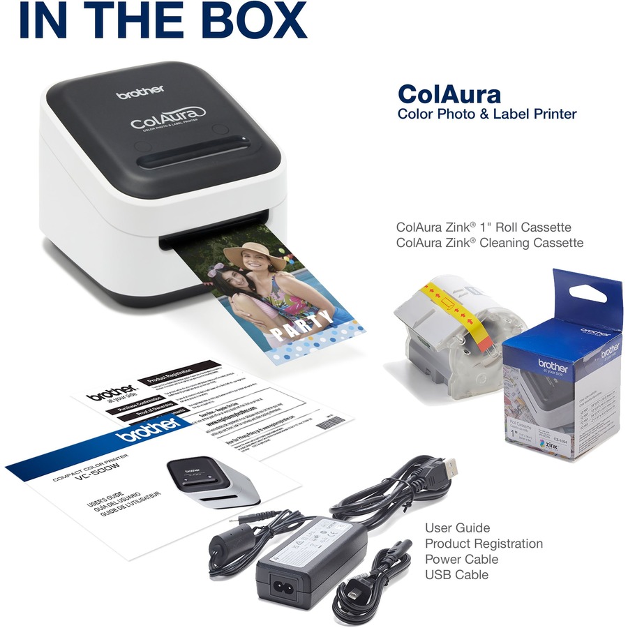 Brother ColAura Color Photo and Label Printer with Wireless Networking