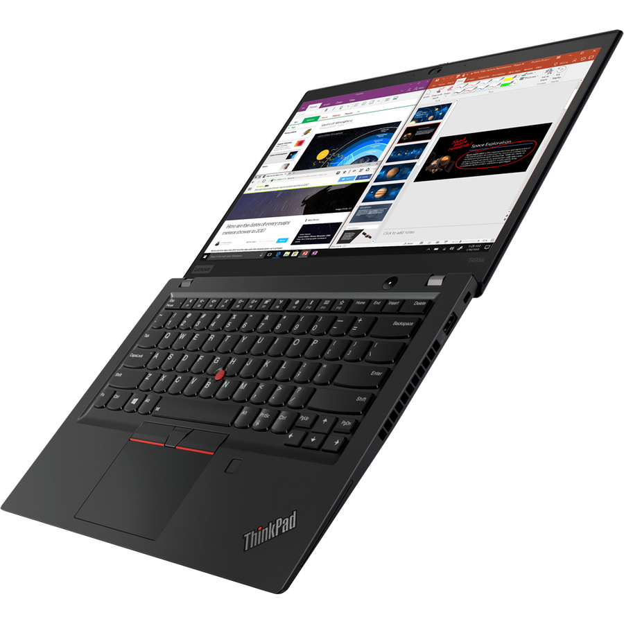 Lenovo ThinkPad T495s 20QJ0007US 14" Touchscreen Notebook - 1920 x 1080 - AMD Ryzen 7 PRO 3700U Quad-core (4 Core) 2.30 GHz - 16 GB Total RAM - 512 GB SSD - Black