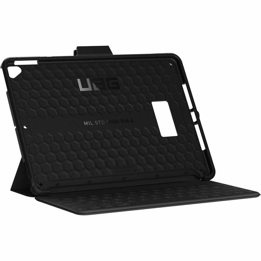 Urban Armor Gear Scout Carrying Case for 10.2" Apple iPad (7th Generation), iPad (8th Generation), iPad (9th Generation) Tablet, Pencil - Black