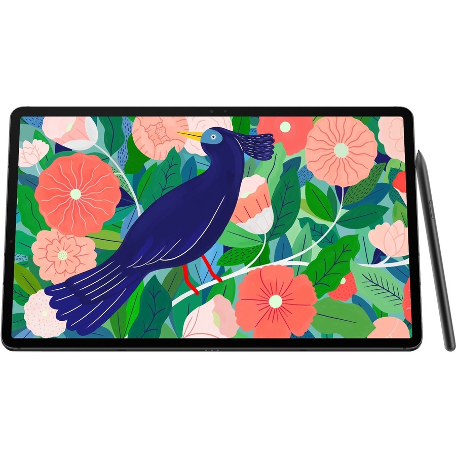 Samsung Galaxy Tab S7+ SM-T970 Tablet - 12.4" WQXGA+ - Octa-core (8 Core) 3.09 GHz 2.40 GHz 1.80 GHz - 8 GB RAM - 256 GB Storage - Android 10 - Mystical Black