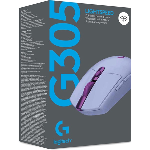 LOGITECH G305 LIGHTSPEED Wireless Gaming Mouse - Lilac